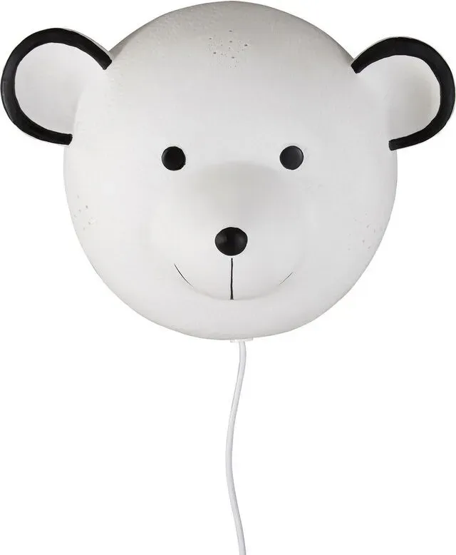 Premier Housewares Ola Kids Keramikbär-Nachtlicht für die Wand