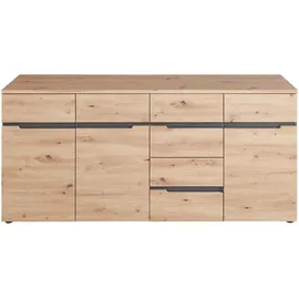 VOLEO Sideboard 180 x 82 x 44 cm Grau