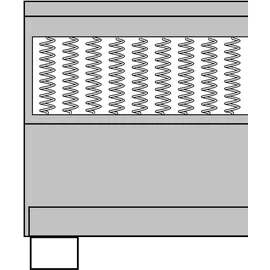 vidaXL Boxspringbett 180 x 200 cm Dunkelgrau