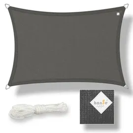 Hanse hanSe® Marken Sonnensegel Sonnenschutz Schattensegel 2x4m Graphit