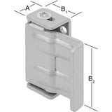 Vormann Fenster- und Türsicherungen aluweiß 16-25 x 24/62 mm