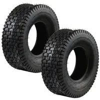 Helo24 2x Reifenmantel Reifen Rasentraktor Reifendecke 13x5.00-6 4pr Aufsitzmäher
