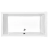 HAK DEEP Rechteck-Duschwanne 160x75x26cm, tief, weiss