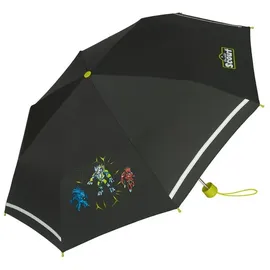 Scout Kinder-Taschenschirm mit reflektierenden Streifen Dark Beast
