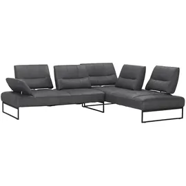 HIMOLLA Ecksofa 9360 ¦ schwarz ¦ Maße (cm): B: 272 H: 93 T: 215.0