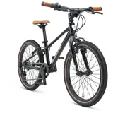 Bikestar Leichtgewicht 8kg Kinder Fahrrad Aluminium ab 6 Jahre | 20 Zoll 7 Gang Shimano | Schwarz Schwarz