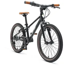 Bikestar Leichtgewicht 8 kg Kinder Fahrrad Aluminium ab 6 Jahre | 20 Zoll 7 Gang Shimano | Schwarz Schwarz 27 CM