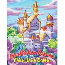 Independently published Ländliche Szenen Malen Nach Zahlen 1 St. Ausmalbuch für Erwachsene