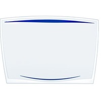cep Schreibunterlage Ice Blue, transparent, Kunststoff, blanko, 64,2 x 43,8cm