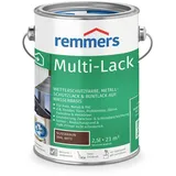 Remmers Multi-Lack 3in1 nussbraun (RAL 8011), 2,5 Liter, Wetterschutzfarbe, Metallschutzlack & Buntlack auf Wasserbasis für Holz, Metall & PVC