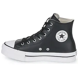 Converse Chuck Taylor All Star Eva Lift Leather Foundation Hi in Schwarz