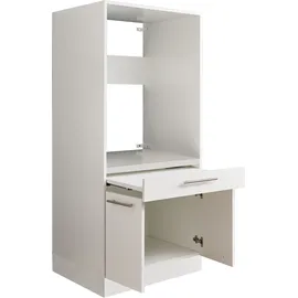 laundreezy Waschmaschinenschrank 67,5 x 162 x 67,5 cm Weiß Metall