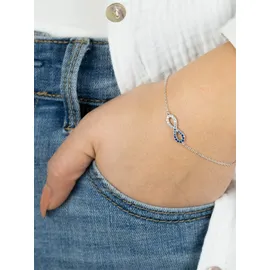 Engelsrufer Yin Yang Infinity Ocean Shade Perlenarmband silberfarben ERB-INFINITYOCEAN-ZI Größe 20 cm