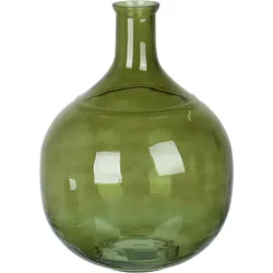 Blumenvase ACHAAR Glas 34 cm Olivgrün