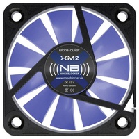 Noiseblocker BlackSilent XM-2 PC-Gehäuse-Lüfter Schwarz, Blau (transparent) (B x H x T) 40 x 40 x