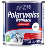 SCHÖNER WOHNEN FARBE Lack Polarweiss Weißlack / 94261, Stoß- und Kratzfest, Vergilbungsbeständig weiß