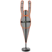 Sklz D-Man Basketball Defensive Mannequin, Basketball Training, Verstellbare Höhe, Schwarz/Orange, 6.5ft to 8ft / 198cm to 244cm