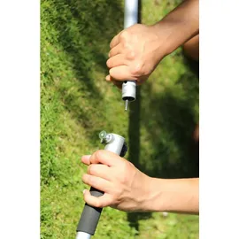 Ikra mogatec IKRA Benzin Freischneider Trimmer IBF 43 mit 2 Spulen & Schultergurt