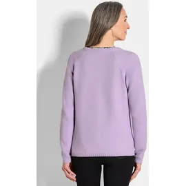 GOLDNER Strickjacke Cardigan aus Baumwolle lila 22