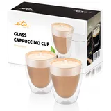 ETA Doppelwandige Cappuccino Gläser 0,24 l 2 St.