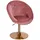 KADIMA DESIGN Loungesessel KADIMA DESIGN Samt 62 x 100 x 67 cm Rosa/Gold mit Rollen