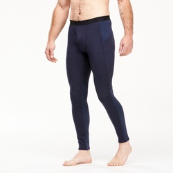 Merino Tights Herren lange Unterwäsche Trekking - MT900 dunkelblau, blau, XL