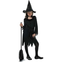 Amscan Hexen-Kostüm Kleine Hexe Kinderkostüm 'Little Witch', Kleid un 8-10 Jahre