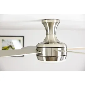 AireRyder Saturn 132 cm Deckenventilator silber/pinie mit Licht inkl. Fernbedienung