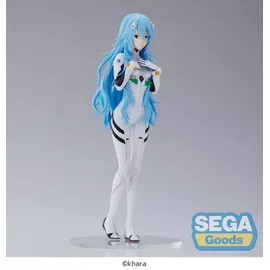 Sega Evangelion: 3,0+1,0 Rei Ayanami Long Hair Ver. 21 cm - Schwarz
