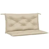 vidaXL Bankauflage 100 x 50 x 7 cm beige 2 St.