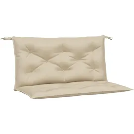 vidaXL Bankauflage 100 x 50 x 7 cm beige 2 St.