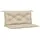 vidaXL Bankauflage 100 x 50 x 7 cm beige 2 St.