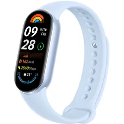 Xiaomi Smart Band 9 - Aktivitätsmesser mit Riemen - TPU - arktisches Blau - Hand