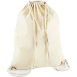 Westford Mill Baumwoll Turnbeutel W110 natural 37 x 46 cm