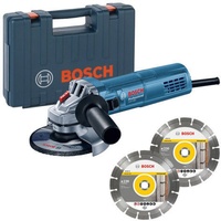 Bosch GWS 880 Professional inknl. 2 x Diamantscheibe + Koffer