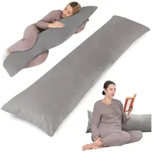 Totsy Baby Stillkissen 40 x 145 cm Gräulich