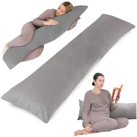 Totsy Baby Stillkissen 40 x 145 cm Gräulich