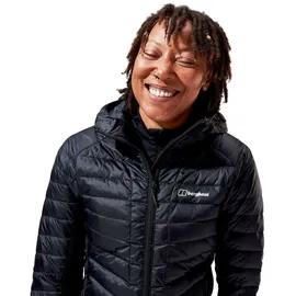 Berghaus Tephra 2.0 Kapuzen-Isolierjacke für Jacket, Damen Jacke, 8 (34), BLACK/BLACK, Berghaus - Schwarz