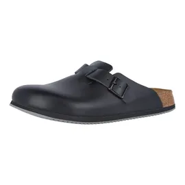 Birkenstock Clog Boston Super Grip, Naturleder, schwarz 1 St Schuhe