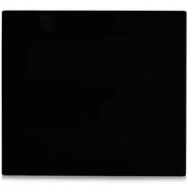 Zeller Glas Herdblende-/Abdeckplatte XL schwarz