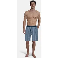 Tom Tailor Bermudas TOM TAILOR "Kilkenny", Herren, Gr. 52L, N-Gr, blau, Single Jersey, Obermaterial: 100% Baumwolle, bequem kniefrei, Hosen Bermudas, Bindeband, Seitentaschen, locker, bequem, atmungsaktiv, elastisch