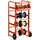 Vevor Drahtspulenhalter 440x385x970 mm, 11 Querstangen, rollender Kabelspulenspender, freistehendes Kabelregal mit Ablagefach, 136 kg Kapazität, für Elektro-, Industrie- und Einzelhandel