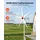 Vevor 800W 12V Horizontale Windkraftanlage Windgenerator mit MPPT & PWM, 5 Rotorblätter, 3-Phasen-Wechselstrom, IP67 & Überladeschutz, Wind- & Solar-Hybridregler, Windturbine für Wohnhaus RV Marine