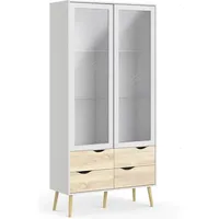 VCM ebuy24 Vitrine | Buffetschrank, Vitrinenschrank Napoli 99 x