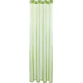 BestLivings Ösenschal Noella Transparent 140 cm x 145 cm grün - olivgrün,