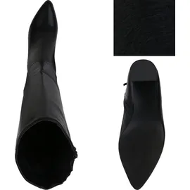 VAN HILL Damen Klassische Stiefel in Schwarz