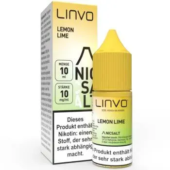 Linvo Lemon Lime NicSalt Liquid 10ml / 10mg