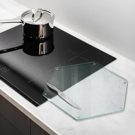 Tulup Schneidebrett Glas 1-tlg. 40 x 34 cm Transparent