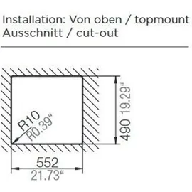 Schock Mono N-100 Einbau polaris