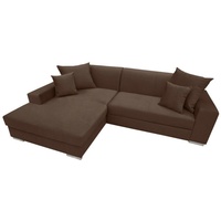 JVmoebel Ecksofa, Sofa Schlafsofa Designer Sofas mit Bettfunktion Ecksofa Couch NEU braun